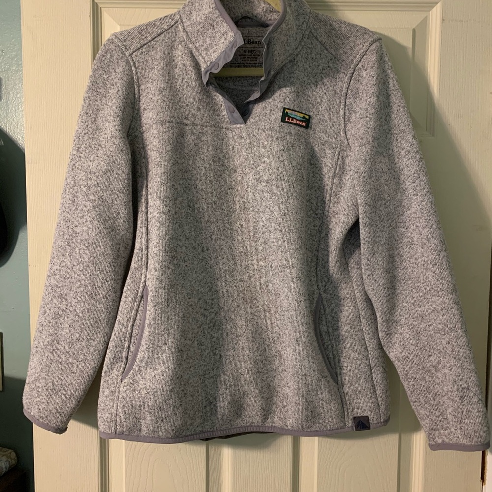 L.L. Bean sweater fleece, size medium